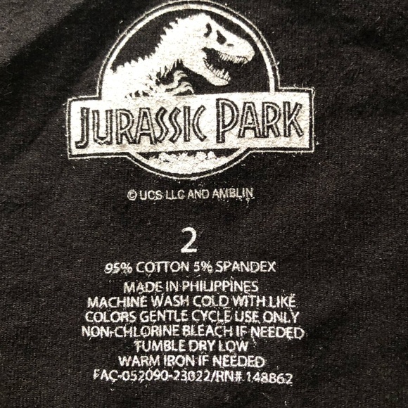 Torrid Universal Jurassic Park Mini Foxy Dress in Black Size 1X - Picture 7 of 10